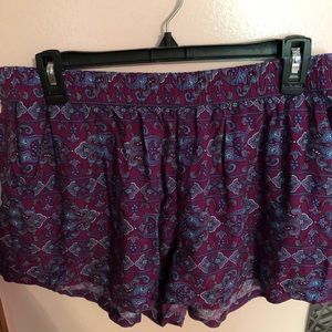 patterned shorts